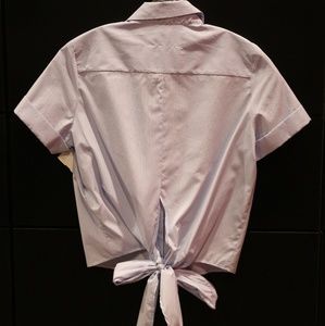 ADORABLE ITALIAN BOW TIE BLOUSE NEW WITH TAGS